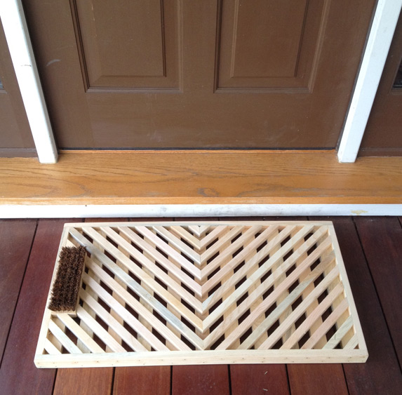 Natural Wooden Doormat